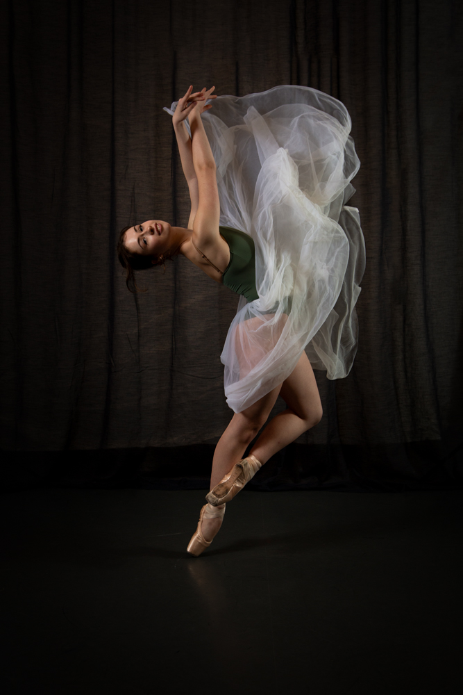 Capturing the pose and flow of a young dancer