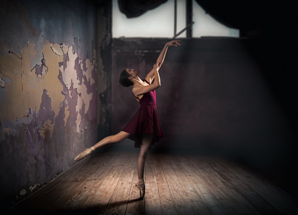 Dance Composite Photography - Alone in light